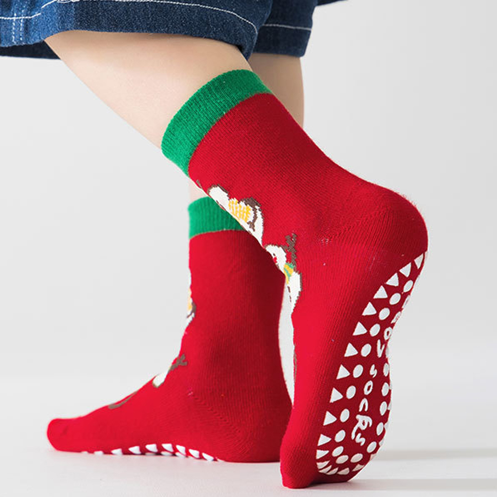1/5 أزواج من جوارب عيد الميلاد - مراجعة Unisex Baby Socks Non Slip وسعره
