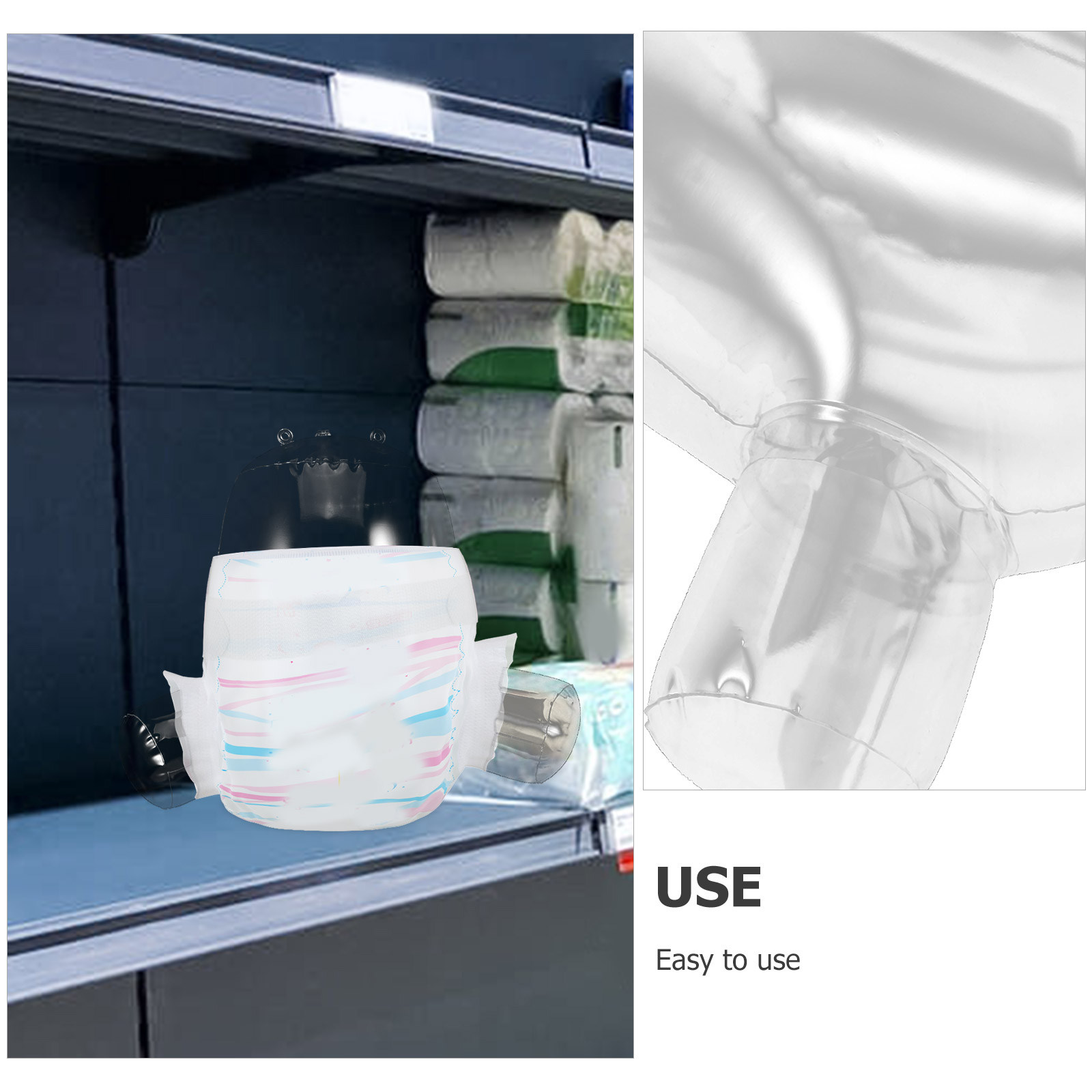 قطعتان من حامل عرض الحفاضات ال - مراجعة Diapering وسعره