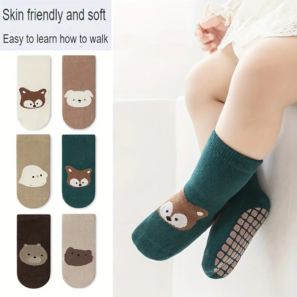 6 أزواج من جوارب الأطفال المخص - مراجعة Unisex Baby Socks Non Slip وسعره