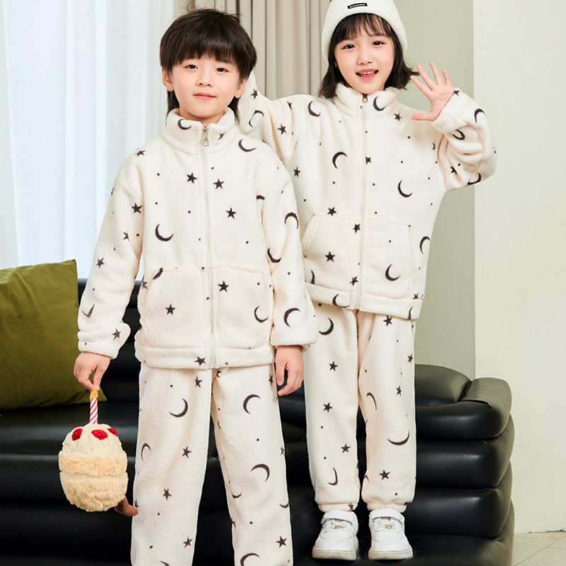 طقم بيجاما شتوي سميك للأطفال م - مراجعة Toddler Boy Winter Fleece Jacket وسعره