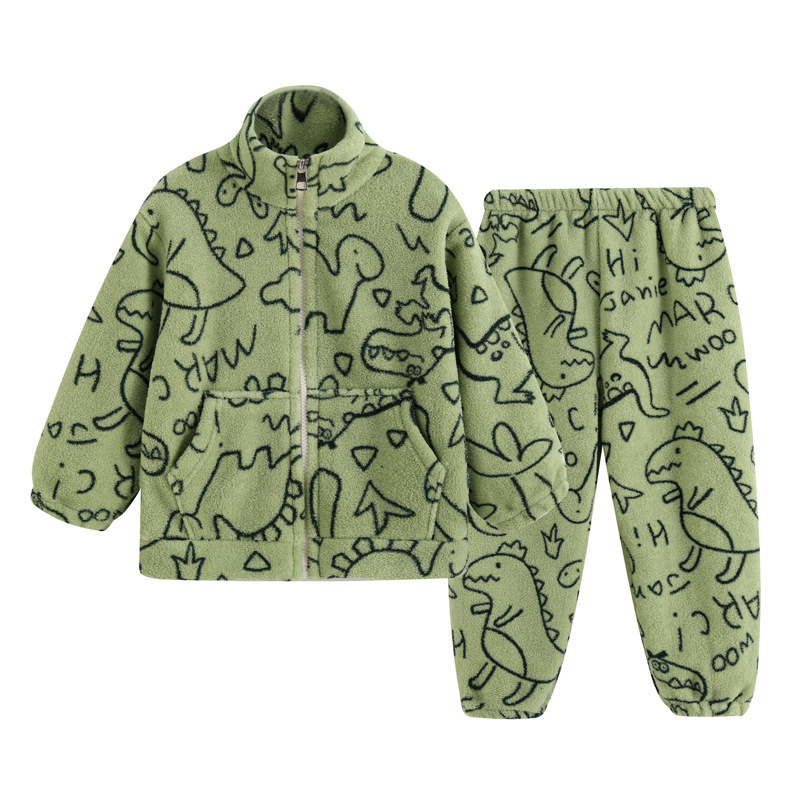 طقم بيجاما شتوي سميك للأطفال م - مراجعة Toddler Boy Winter Fleece Jacket وسعره
