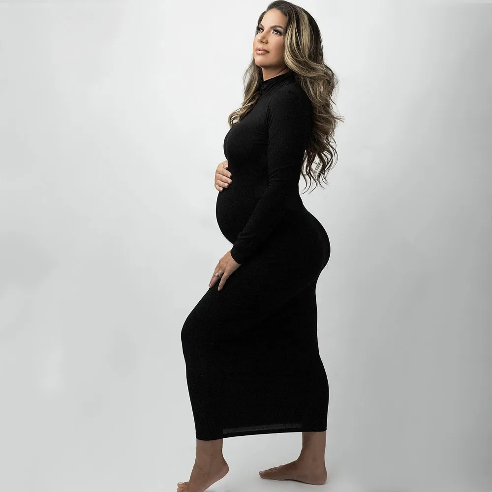 أسود نحيل فستان الأمومة ، التص - مراجعة Maternity Wear وسعره