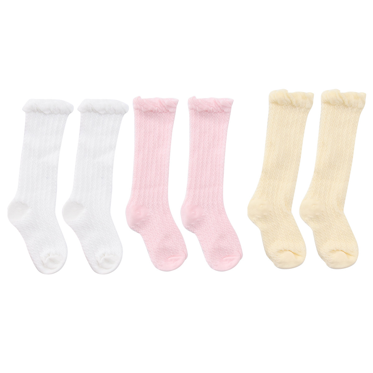 3 أزواج من الجوارب الطويلة للأ - مراجعة Unisex Baby Socks Non Slip وسعره