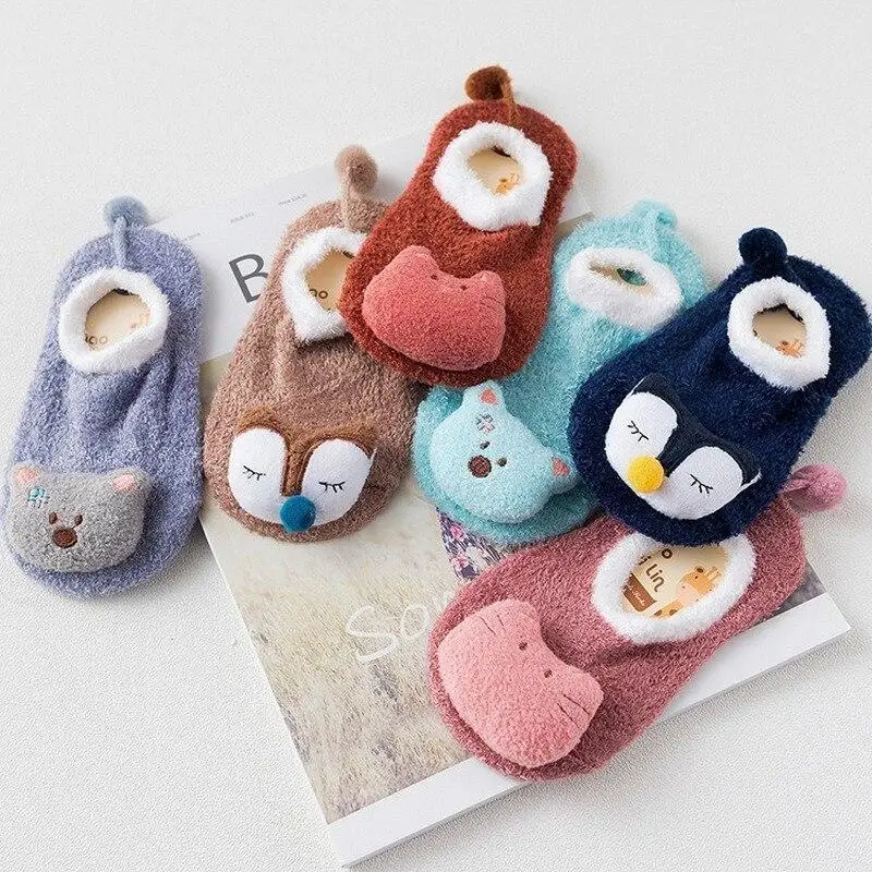 جوارب أطفال شتوية سميكة ودافئة - مراجعة Unisex Baby Socks Non Slip وسعره